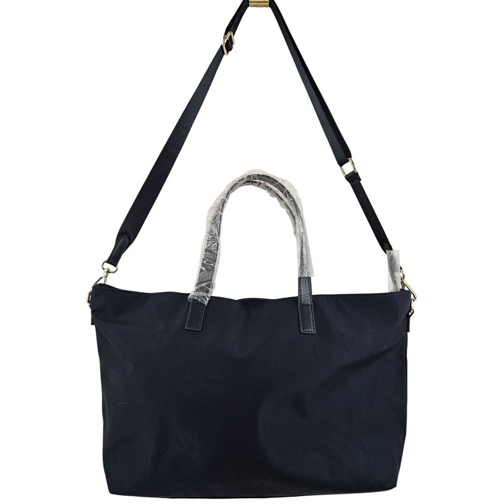 Estée Lauder Tote Bag Recycled Material Navy Blue Adjustable Shoulder Strap NWT
